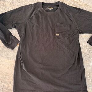 Ariat Black Long-Sleeve Crew Pocket Tee